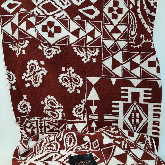 **Pendleton Woolen Mills Bandana  Bath Towel - Picture 2 of 11